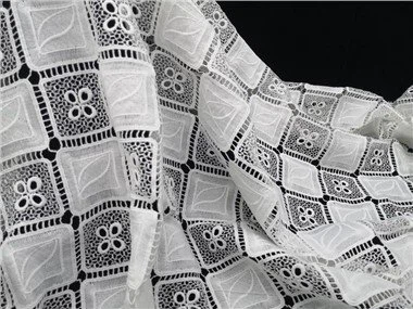 Hollow Embroidery Lace Fabric